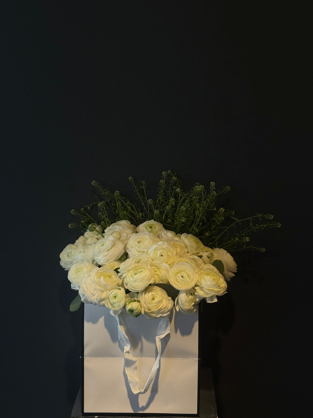 White Ranunculus Box