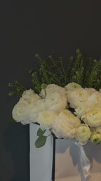 White Ranunculus Box